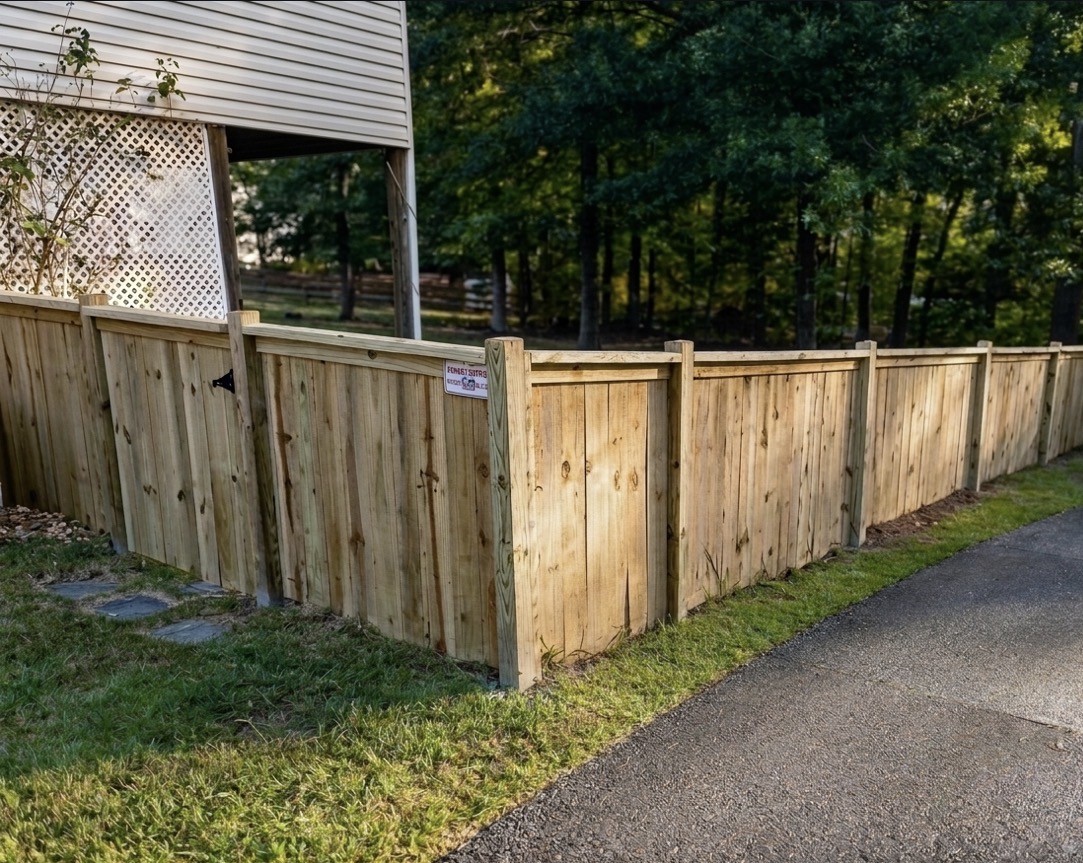 Wood Fence Installation